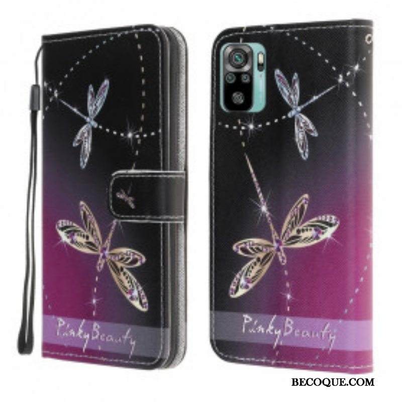 Kotelot Xiaomi Redmi Note 10 / 10S Suojaketju Kuori Strappy Dragonflies | mykuoret.com Kotelot Xiaomi Redmi Note 10 / 10S Suojaketju Kuori Strappy Dragonflies