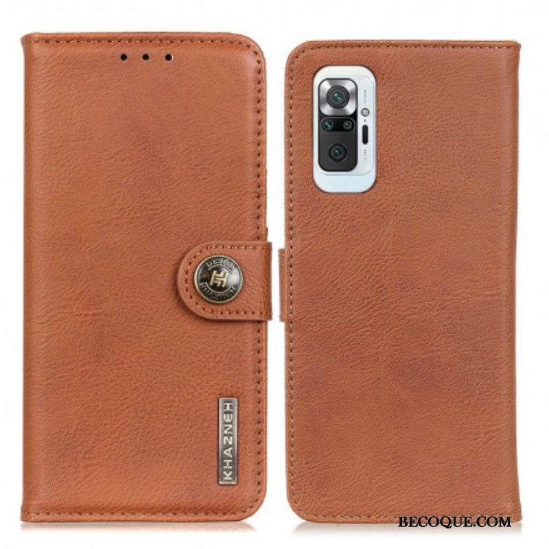 Kotelot Xiaomi Redmi Note 10 Pro Keinonahka Khazneh