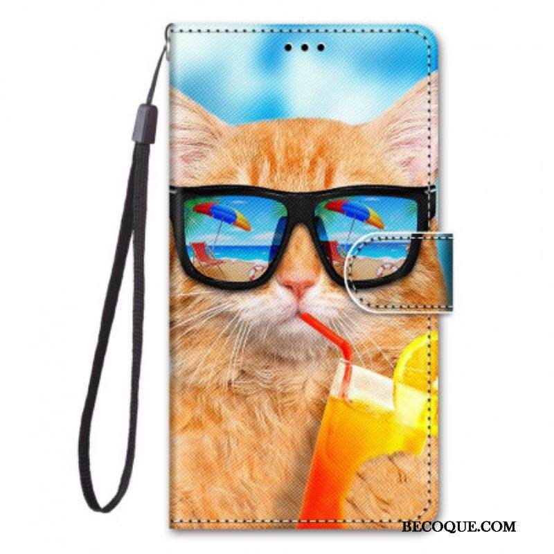 Kotelot Xiaomi Redmi Note 11 Pro Plus 5G Suojaketju Kuori Strappy Star Cat