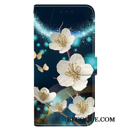 Kotelot Xiaomi Redmi Note 14 4g Valkoisia Magnolioita