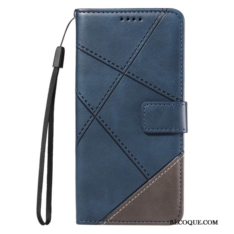 Kotelot Xiaomi Redmi Note 14 Pro Plus 5g Kaksivärinen Raidallinen Strap-on Suojakuori