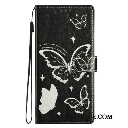 Kotelot Xiaomi Redmi Note 15 Pro Plus 5g Mustavalkoiset Perhoset