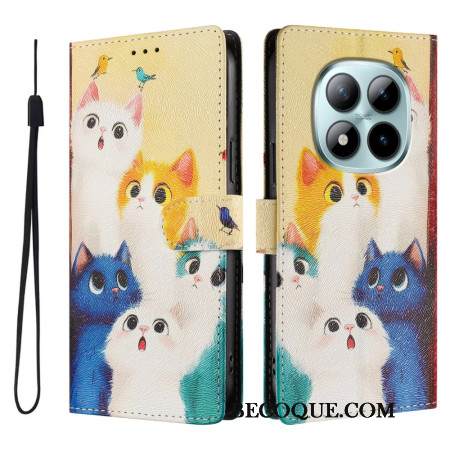 Kotelot Xiaomi Redmi Note 15 Pro Plus 5g Värikkäitä Kissoja