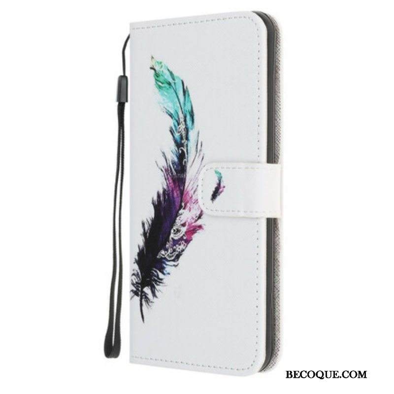 Kotelot iPhone 13 Mini Suojaketju Kuori Sulka Kaulanauhalla