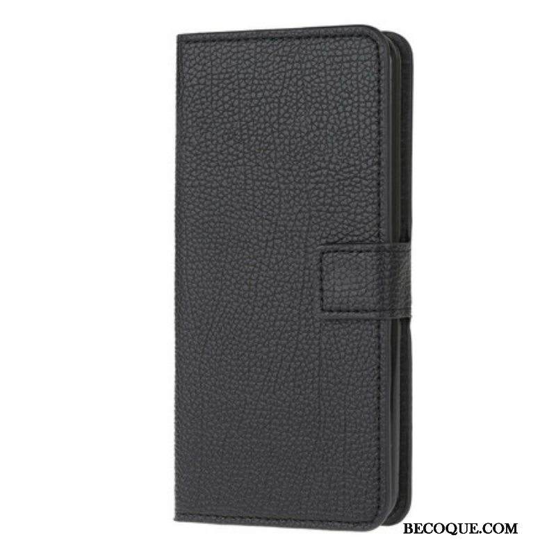 Kotelot iPhone 13 Pro Litchi Grain -nahkaefekti