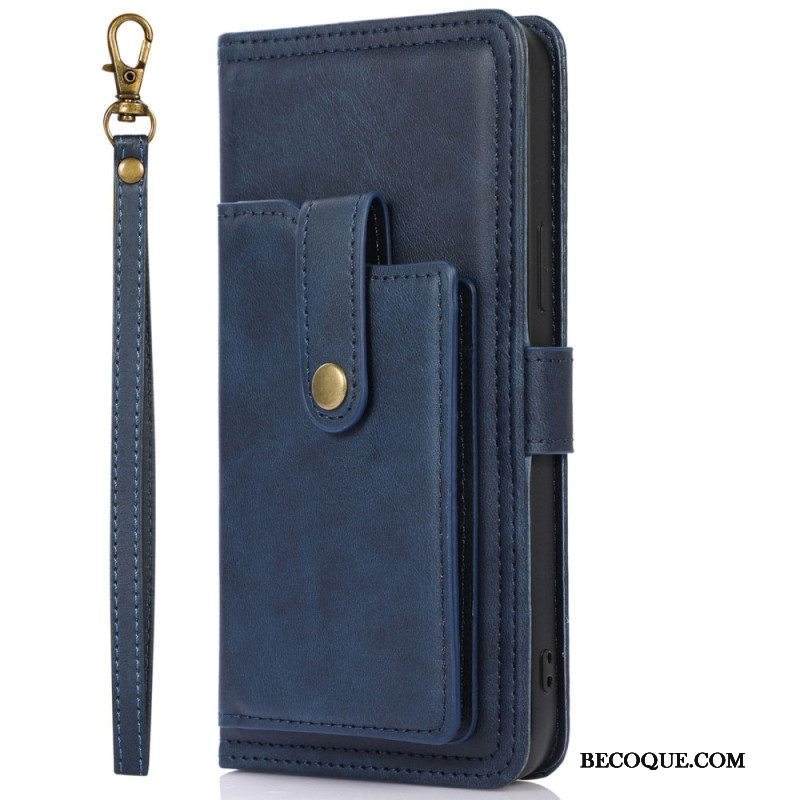 Kotelot iPhone 14 Pro Suojaketju Kuori Hihna Etukorttipidike