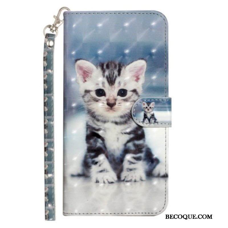 Kotelot iPhone 15 Pro Max Suojaketju Kuori 3d-pentu Hihnalla