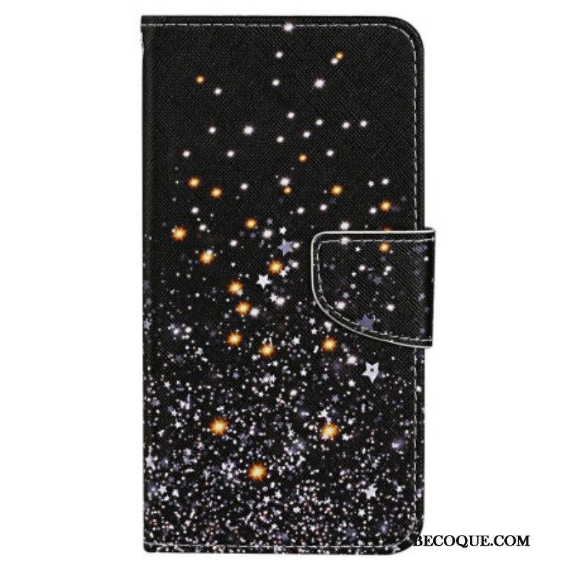 Kotelot iPhone 15 Suojaketju Kuori Star-suihku Hihnalla