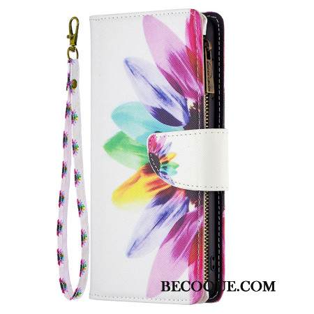 Kotelot iPhone 16 Pro Akvarellikukkalompakko Kotelot iPhone 16 Pro Akvarellikukkalompakko