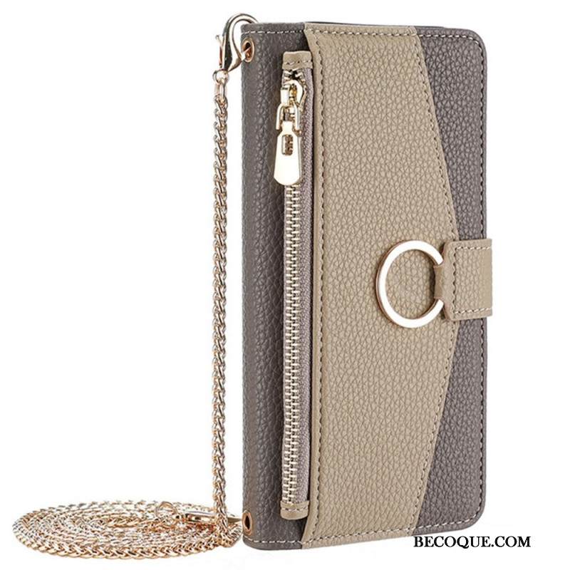 Kuoret Huawei Pura 80 Kaksivärinen Peilillä Ja Ketjulla