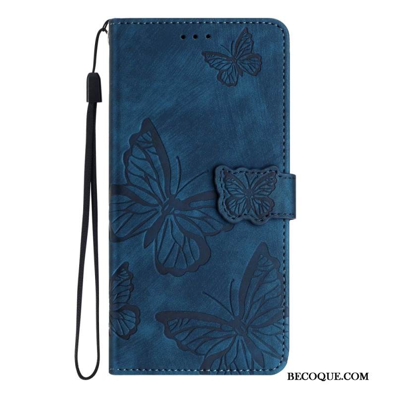 Kuoret Samsung Galaxy S25 5g Edge Mokkanahkainen Perhosefekti