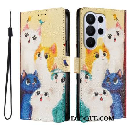 Kuoret Samsung Galaxy S26 Ultra Värikkäät Kissat