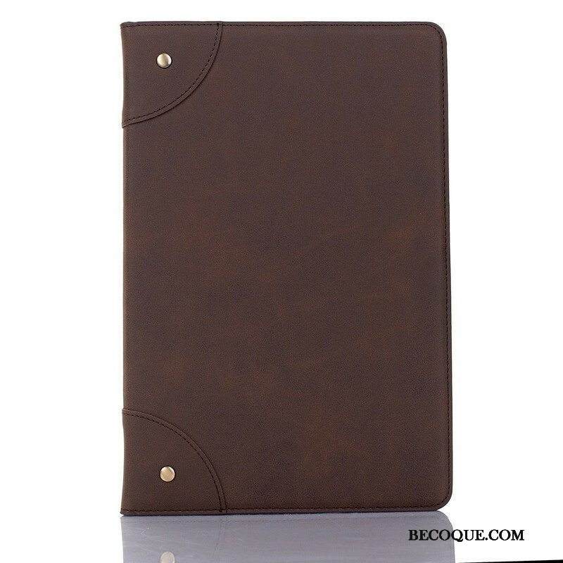 Kuoret Samsung Galaxy Tab A7 Lite Keinonahkaiset Vintage-niitit