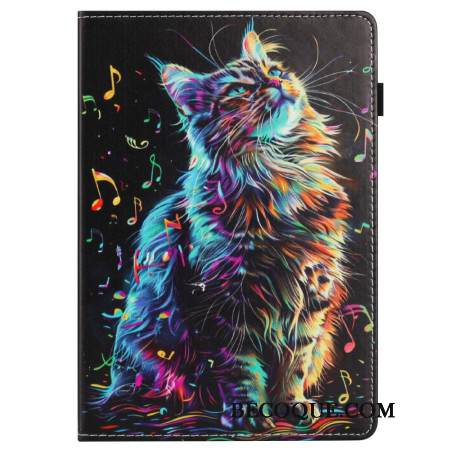 Kuoret Samsung Galaxy Tab S10 Fe Musikaalinen Kissa