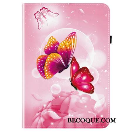 Kuoret Samsung Galaxy Tab S10 Fe Plus Puhelinkuoret Vaaleanpunaisia Perhosia