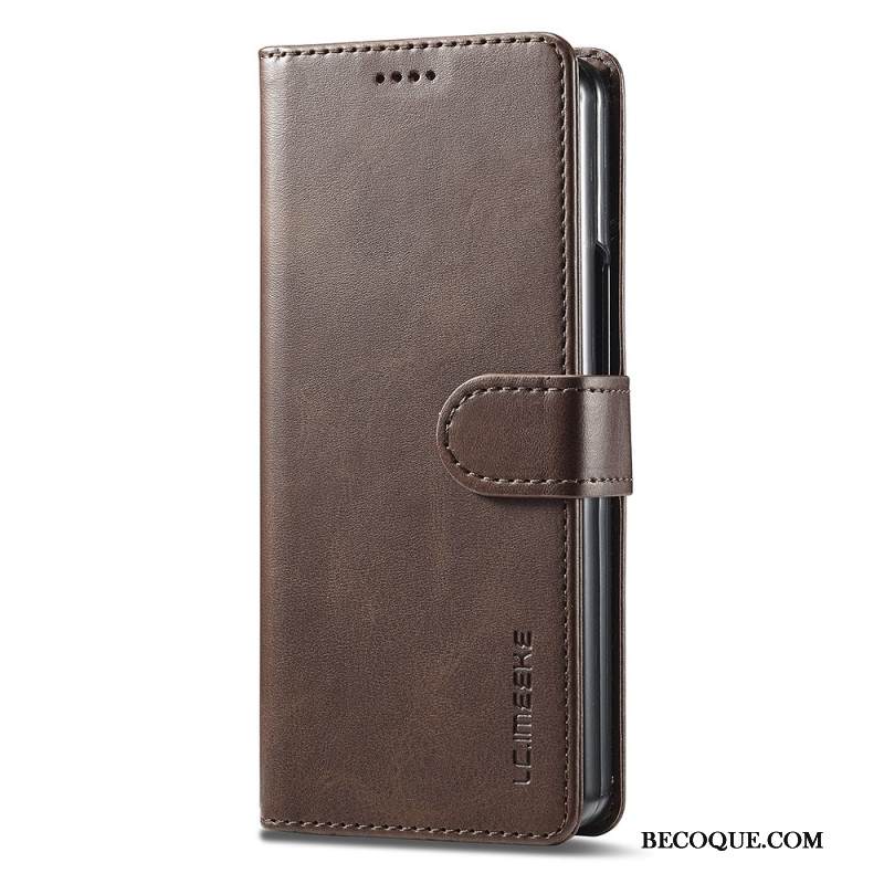 Kuoret Samsung Galaxy Z Fold 6 Nahkajäljitelmä Lc.imeeke