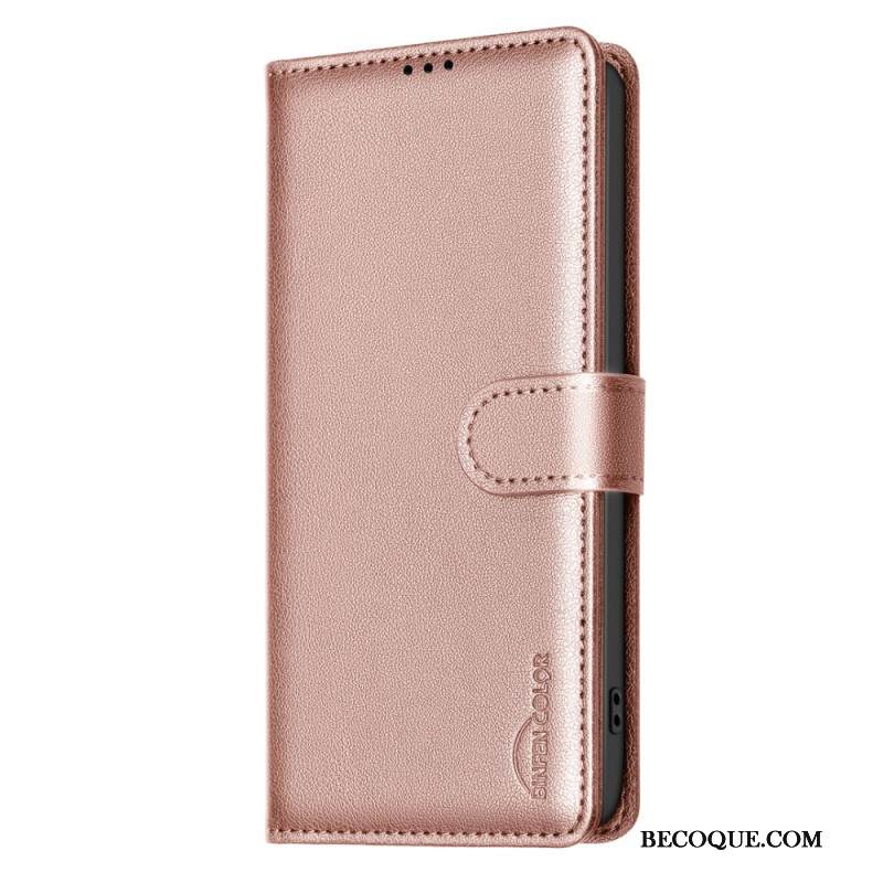 Kuoret iPhone 16 Pro Sileä Keinonahka Binfen Väri Kuoret iPhone 16 Pro Sileä Keinonahka Binfen Väri