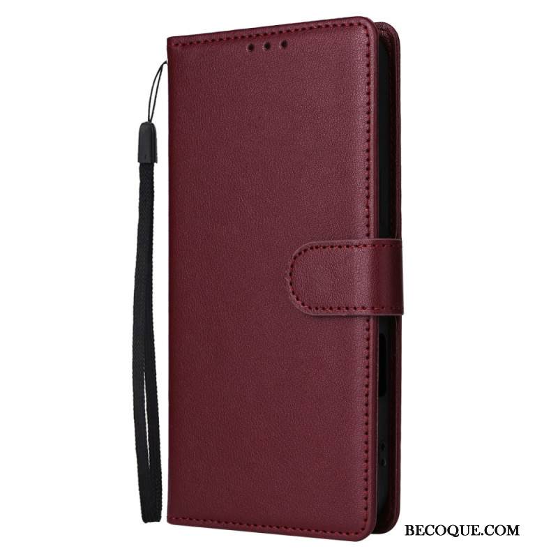 Kuoret iPhone 16 Tavallinen Nahkaefekti