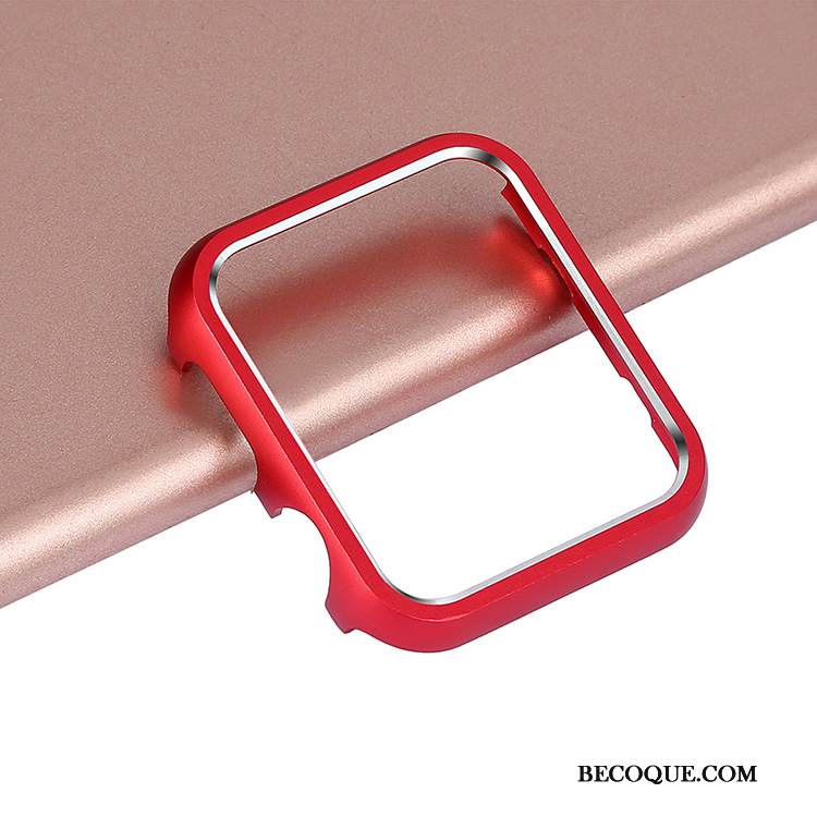 Kuori Apple Watch Series 5 Metalli Kova Punainen, Kotelo Apple Watch Series 5 Suojaus Kehys