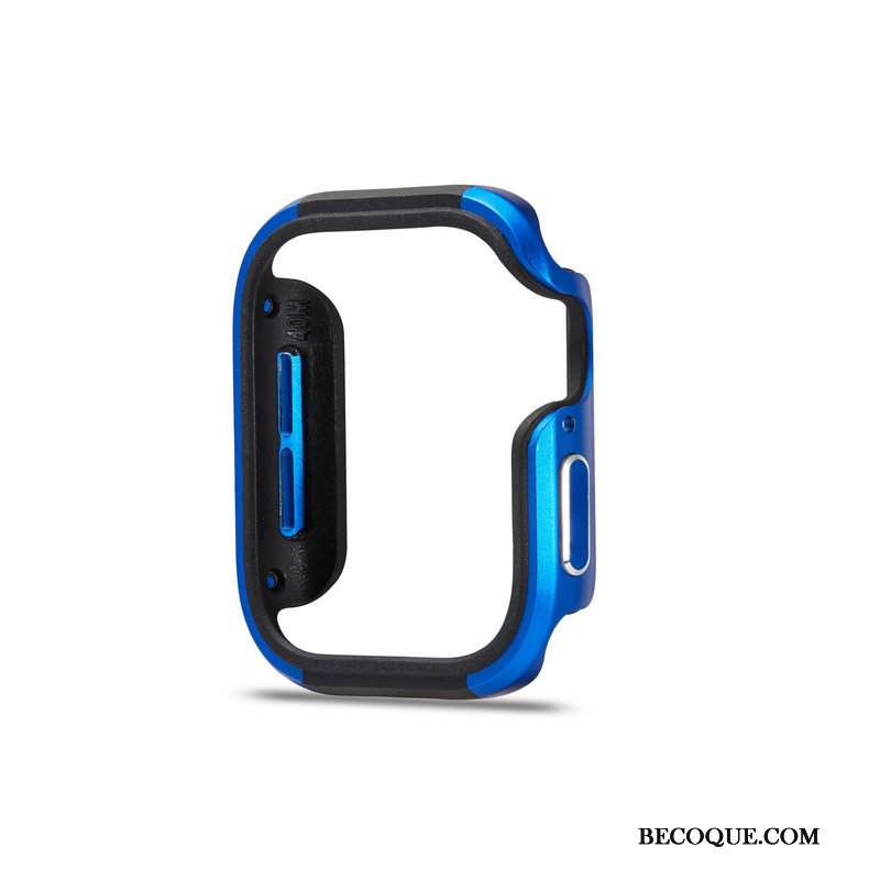 Kuori Apple Watch Series 5 Metalli Sininen Murtumaton, Kotelo Apple Watch Series 5 Suojaus Kehys