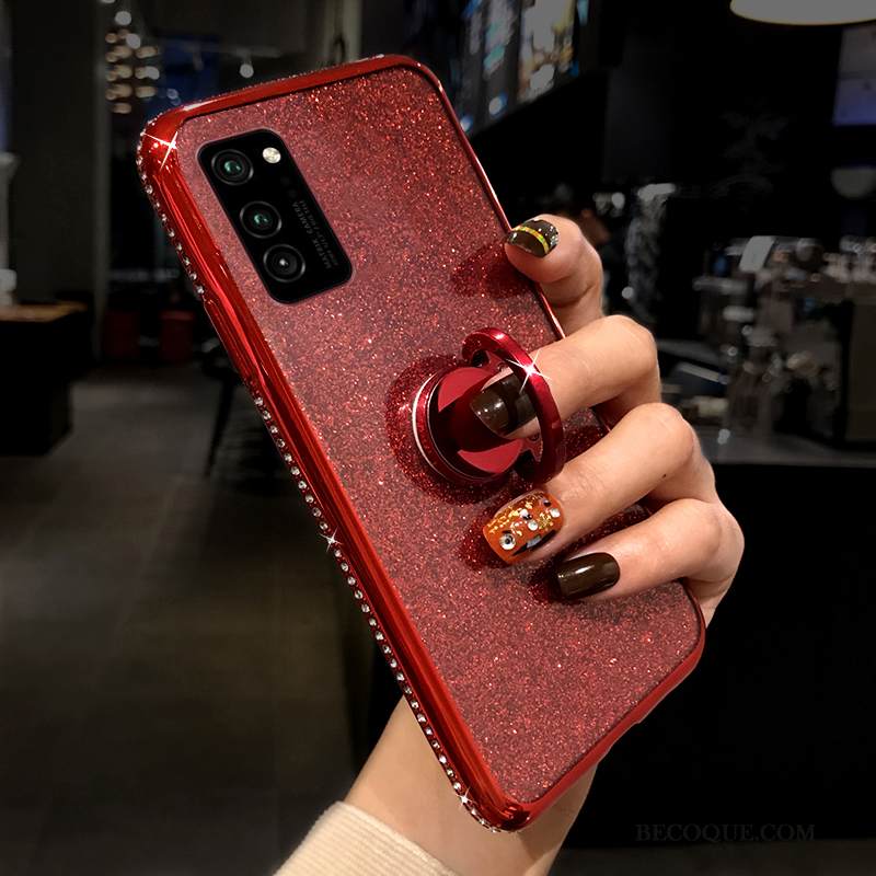 Kuori Honor 30 Pro Suojaus Ylellisyys Murtumaton, Kotelo Honor 30 Pro Silikoni Ultra Net Red