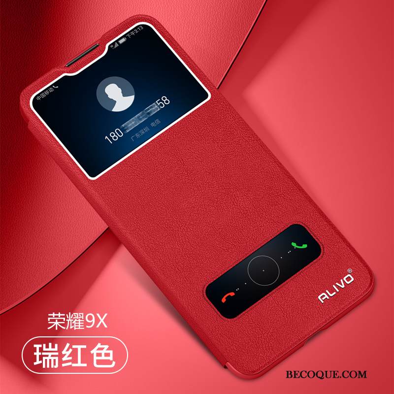 Kuori Honor 9x Pehmeä Neste Puhelimen Kuoret Punainen, Kotelo Honor 9x Laukut Murtumaton