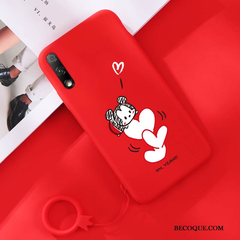 Kuori Honor 9x Tila Uusi Tide-brändi, Kotelo Honor 9x Silikoni Punainen Persoonallisuus
