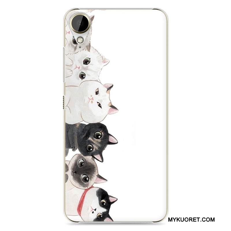 Kuori Htc Desire 10 Lifestyle Maalaus Kova Puhelimen Kuoret, Kotelo Htc Desire 10 Lifestyle Suojaus Valkoinen