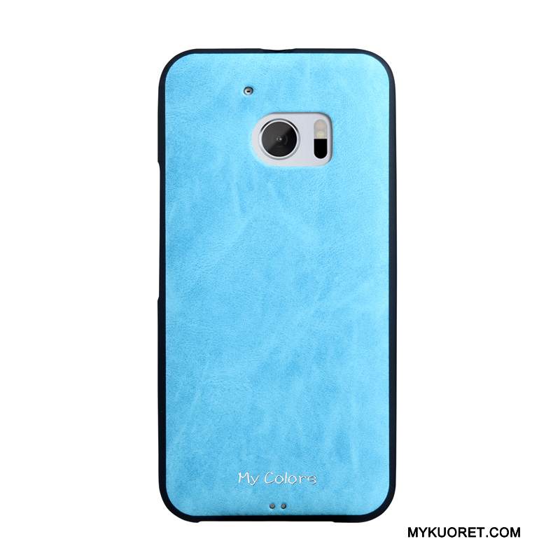 Kuori Htc Desire 10 Lifestyle Pehmeä Neste Puhelimen Kuoret Sininen, Kotelo Htc Desire 10 Lifestyle Nahka Liiketoiminta