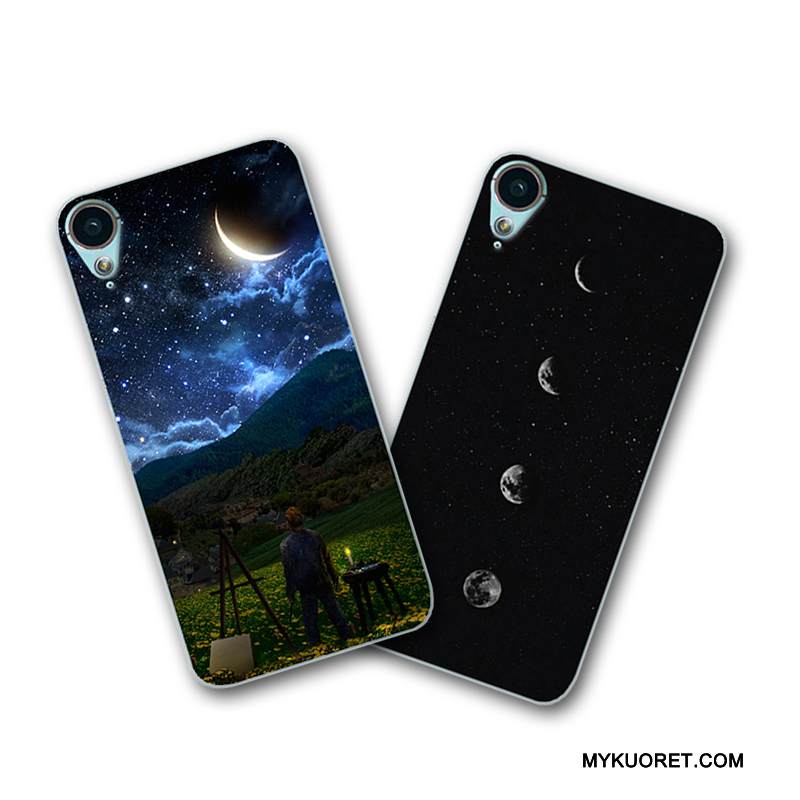 Kuori Htc Desire 10 Lifestyle Sarjakuva Persoonallisuus Musta, Kotelo Htc Desire 10 Lifestyle Suojaus Kova Puhelimen Kuoret