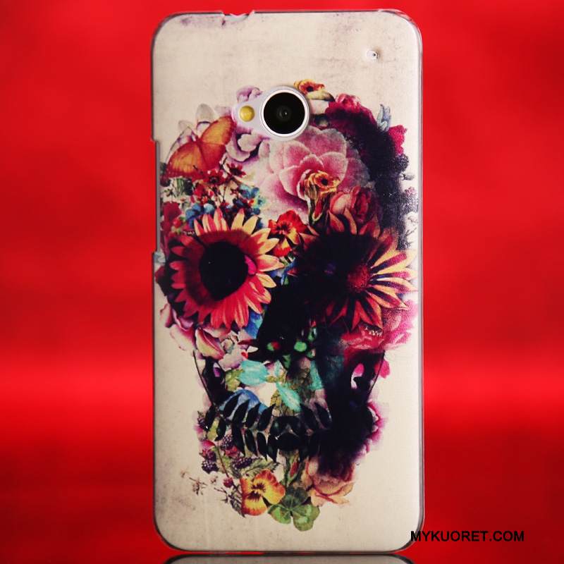 Kuori Htc One M7 Monivärinen Puhelimen Kuoret Kova, Kotelo Htc One M7 Suojaus Ohut Ultra