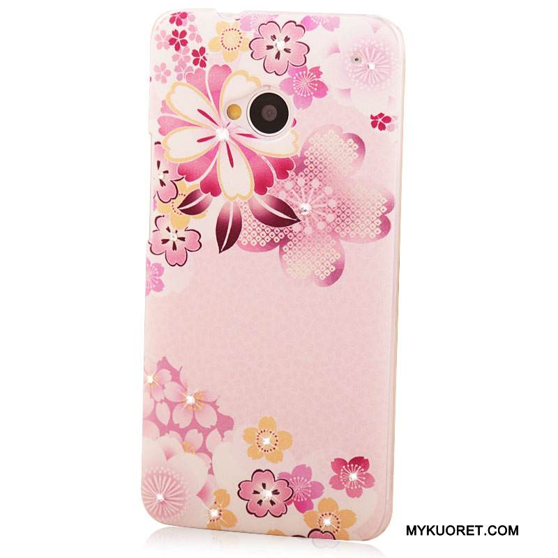 Kuori Htc One M7 Suojaus Puhelimen Kuoret Jauhe, Kotelo Htc One M7 Maalaus