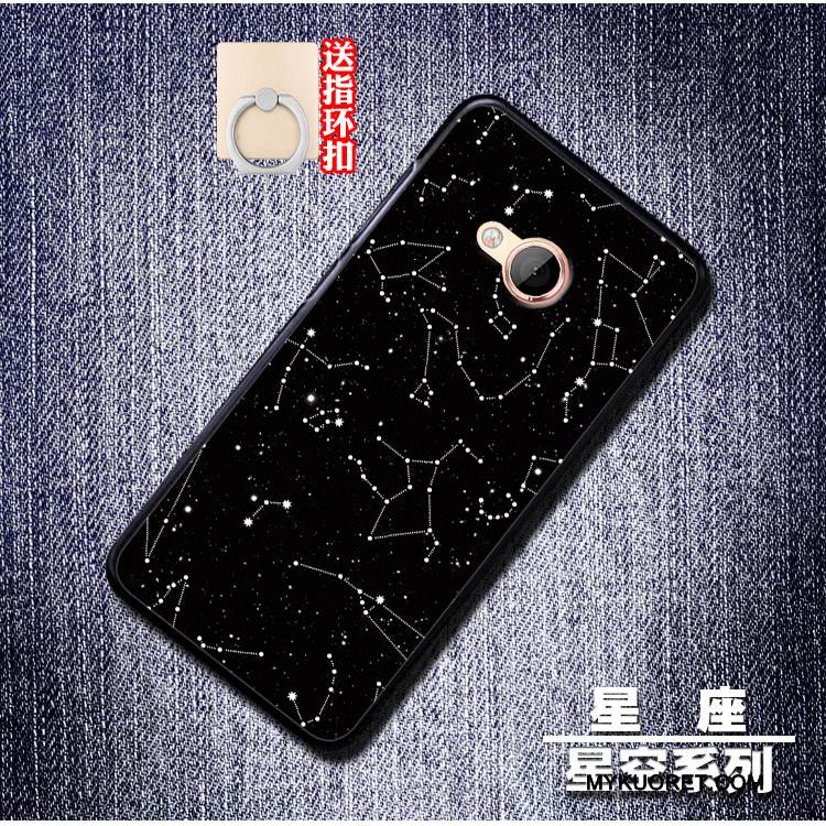 Kuori Htc U Play Pehmeä Neste Murtumaton Musta, Kotelo Htc U Play Silikoni Tähtitaivas Ripustettavat Koristeet