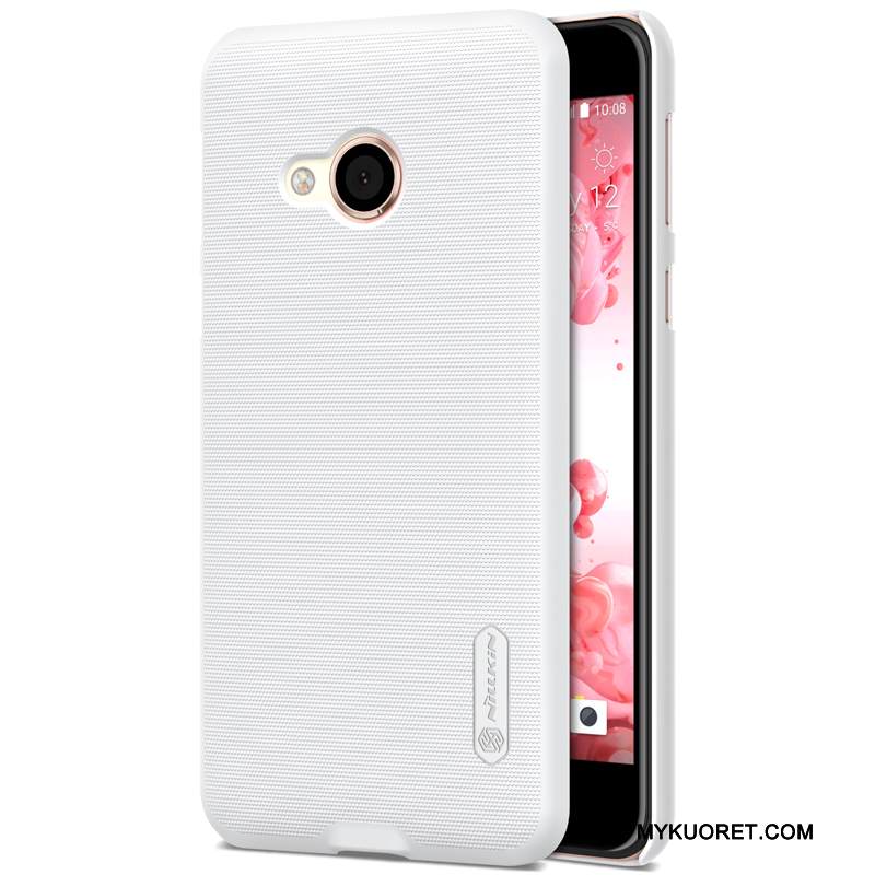 Kuori Htc U Play Suojaus Harmaa Puhelimen Kuoret, Kotelo Htc U Play Kova Pesty Suede