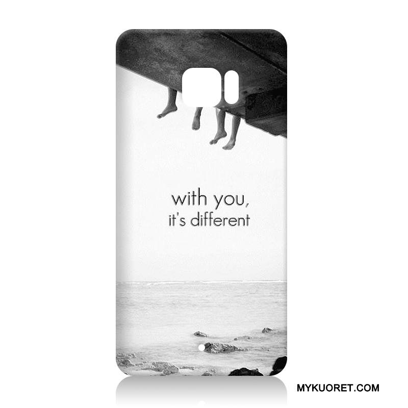 Kuori Htc U Ultra Kohokuviointi Persoonallisuus Valkoinen, Kotelo Htc U Ultra Laukut Murtumaton Puhelimen Kuoret