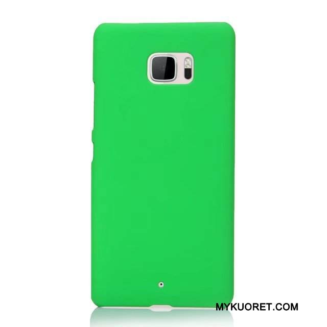 Kuori Htc U Ultra Suojaus Pesty Suede Vihreä, Kotelo Htc U Ultra Puhelimen Kuoret