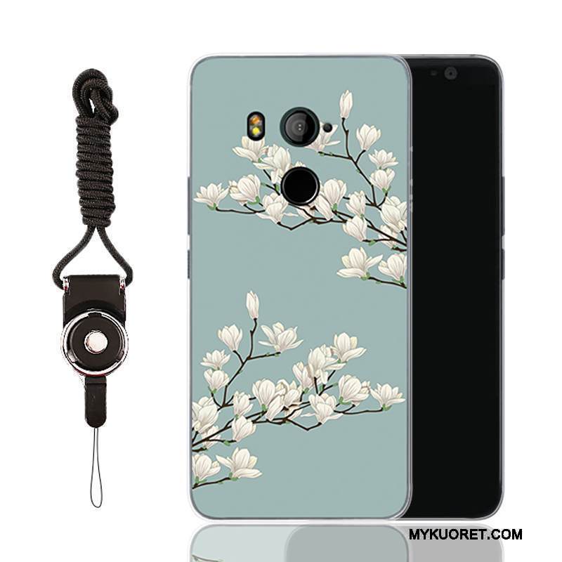 Kuori Htc U11+ Suojaus Puhelimen Kuoret Persoonallisuus, Kotelo Htc U11+ Laukut Vaaleansininen Yksinkertainen