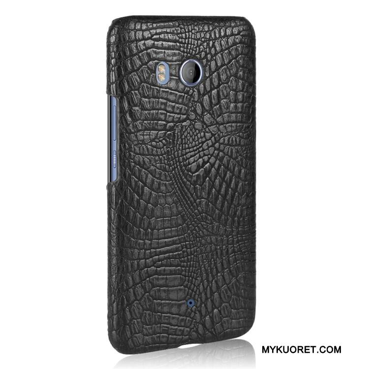 Kuori Htc U11 Vuosikerta Puhelimen Kuoret Musta, Kotelo Htc U11 Suojaus Kevyt Kova