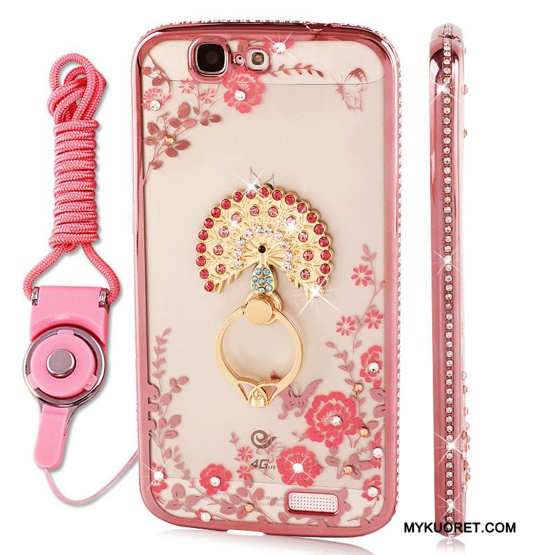 Kuori Huawei Ascend G7 Pehmeä Neste Jauhe Trendi, Kotelo Huawei Ascend G7 Silikoni Ripustettavat Koristeet Puhelimen Kuoret