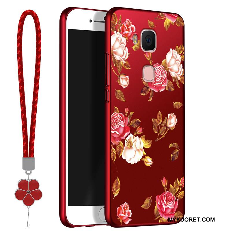 Kuori Huawei G7 Plus Laukut Trendi Pesty Suede, Kotelo Huawei G7 Plus Pehmeä Neste Murtumaton Puhelimen Kuoret