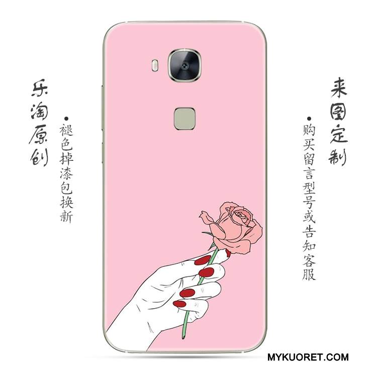 Kuori Huawei G7 Plus Luova Puhelimen Kuoret Kukka, Kotelo Huawei G7 Plus Pehmeä Neste Jauhe Läpinäkyvä