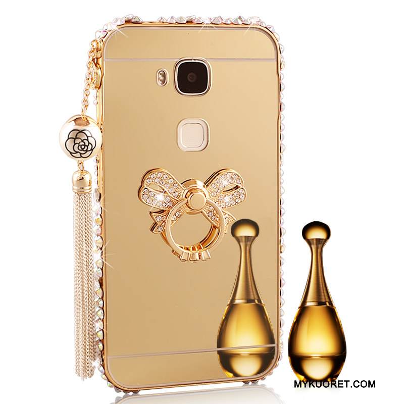 Kuori Huawei G7 Plus Metalli Puhelimen Kuoret Kehys, Kotelo Huawei G7 Plus Suojaus Kulta