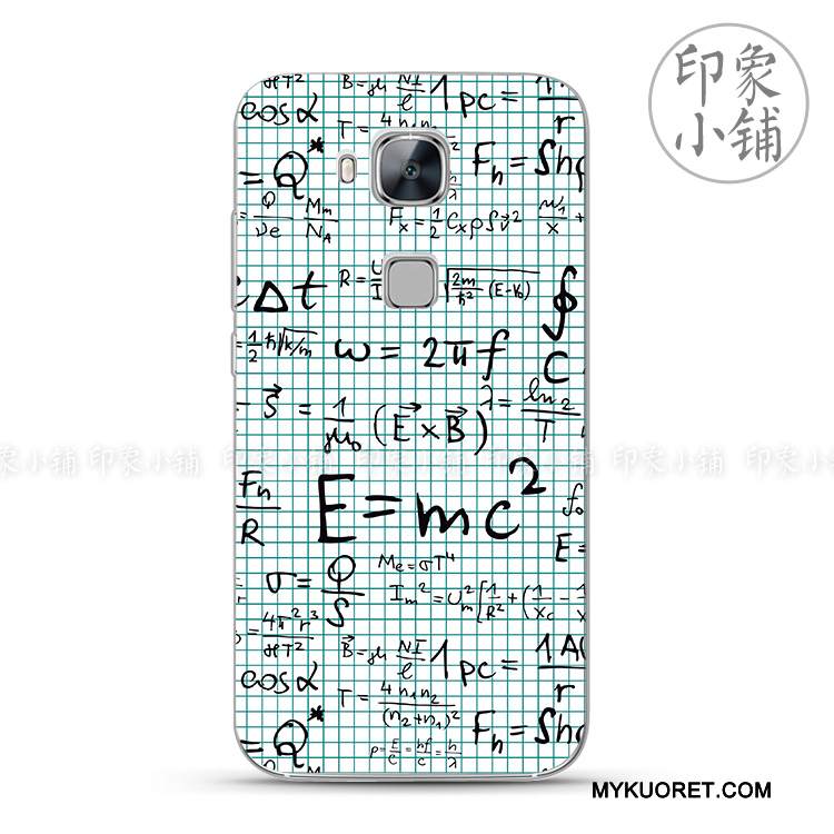 Kuori Huawei G7 Plus Silikoni Rakastunut Vaaleansininen, Kotelo Huawei G7 Plus Pehmeä Neste Ohut Trendi