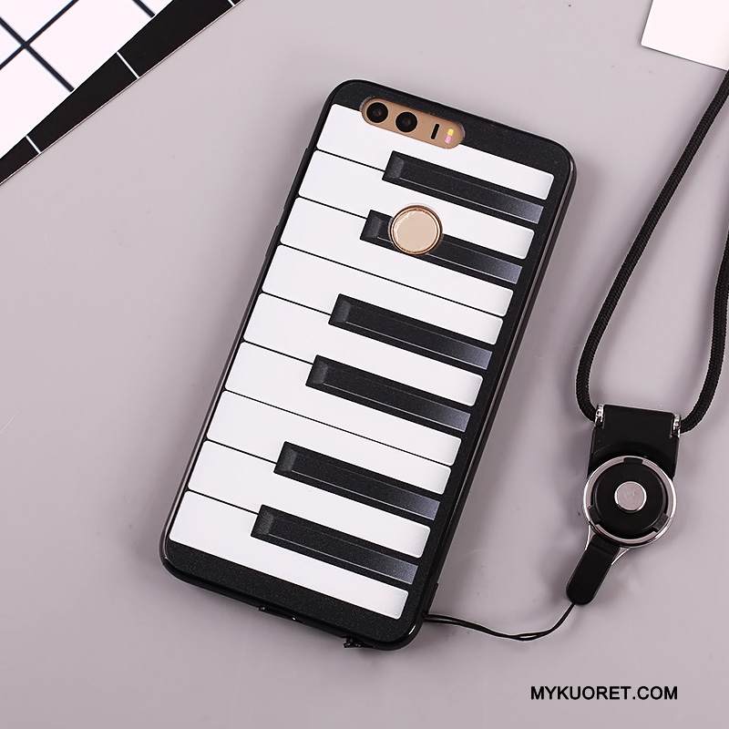 Kuori Huawei G9 Lite Maalaus Musta Ripustettavat Koristeet, Kotelo Huawei G9 Lite Silikoni Nuoret Puhelimen Kuoret