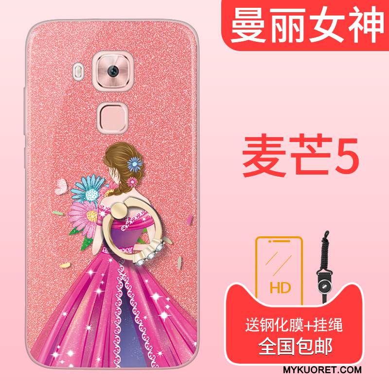 Kuori Huawei G9 Plus Laukut Puhelimen Kuoret Trendi, Kotelo Huawei G9 Plus Silikoni Murtumaton Punainen