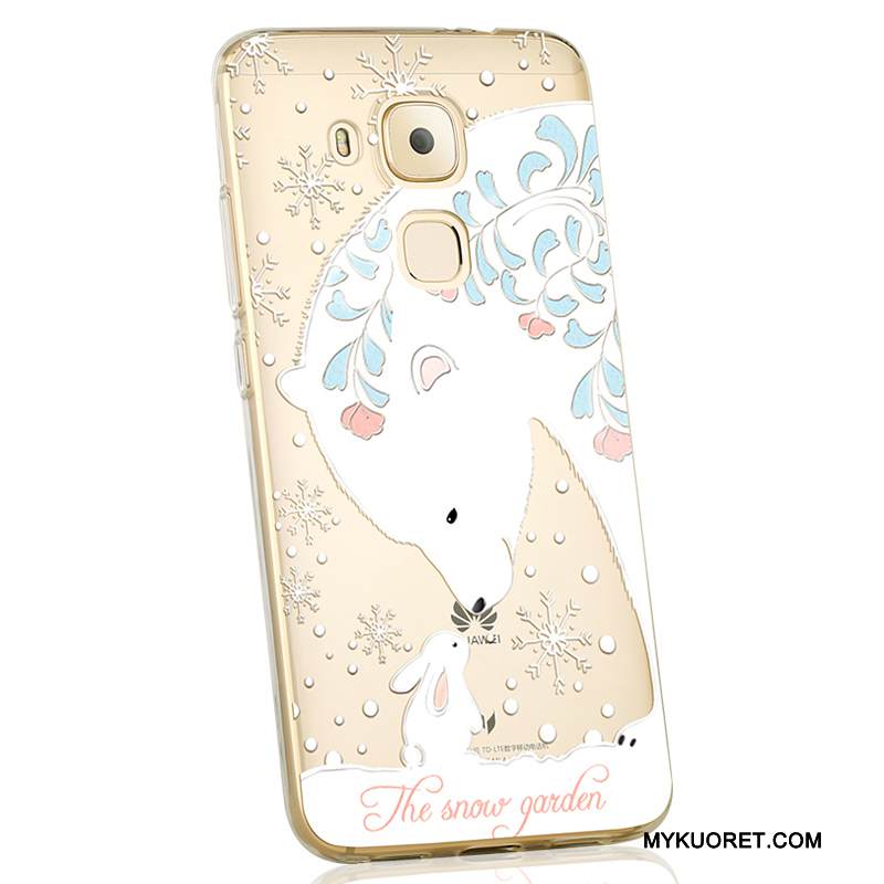 Kuori Huawei G9 Plus Laukut Valkoinen Puhelimen Kuoret, Kotelo Huawei G9 Plus Luova Ihana Persoonallisuus