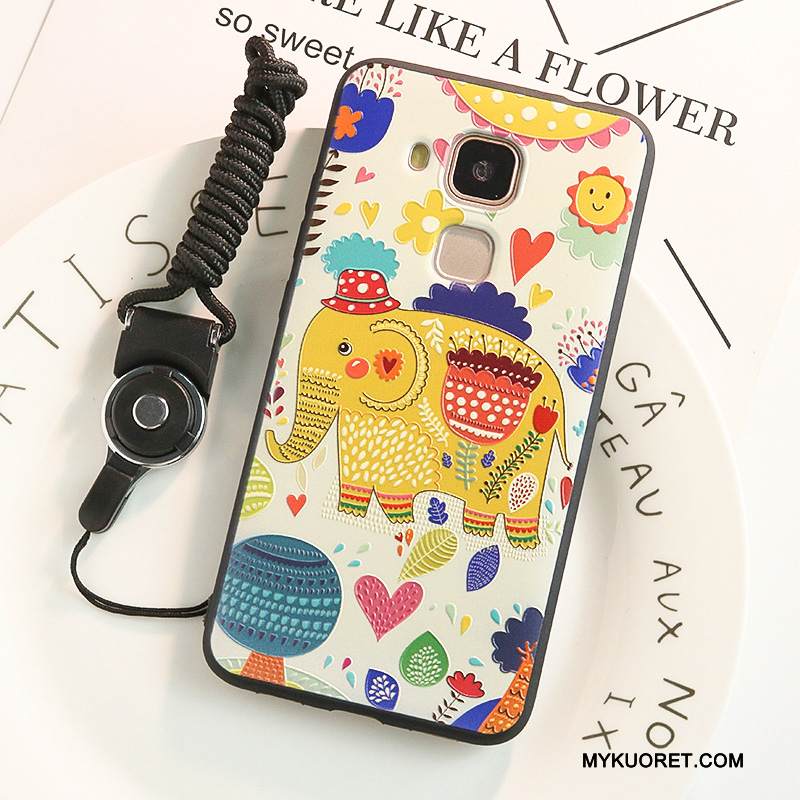 Kuori Huawei G9 Plus Monivärinen Puhelimen Kuoret Ripustettavat Koristeet, Kotelo Huawei G9 Plus Pehmeä Neste