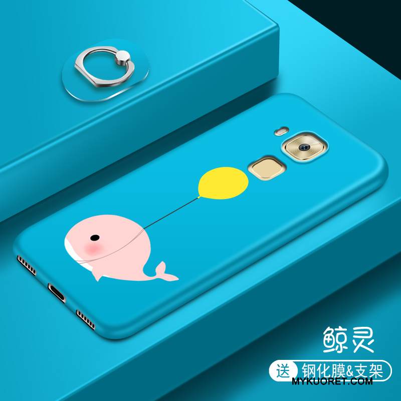 Kuori Huawei G9 Plus Pehmeä Neste Sininen Puhelimen Kuoret, Kotelo Huawei G9 Plus Luova Persoonallisuus Tide-brändi