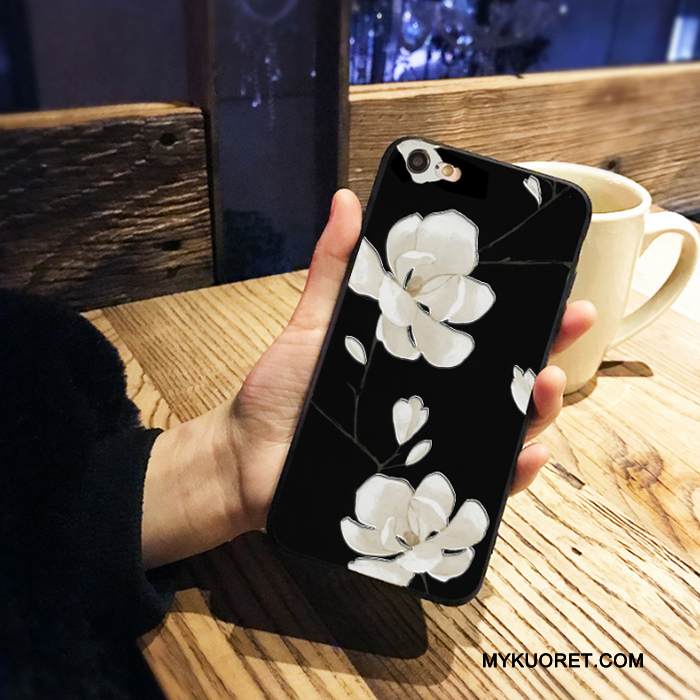 Kuori Huawei G9 Plus Silikoni Pesty Suede Musta, Kotelo Huawei G9 Plus Suojaus Puhelimen Kuoret Murtumaton