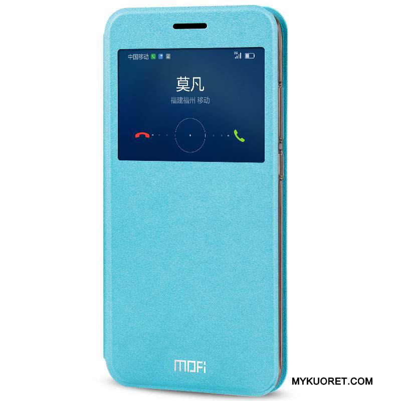 Kuori Huawei G9 Plus Suojaus Vaaleansininen Puhelimen Kuoret, Kotelo Huawei G9 Plus Nahka Murtumaton